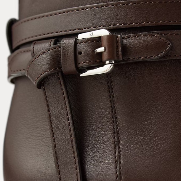 Ralph Lauren Donnely 25 MM Calfskin Boot - Picture 5 of 5